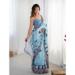 Picture of Fascinating Chiffon Cadet Blue Saree