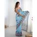 Picture of Fascinating Chiffon Cadet Blue Saree