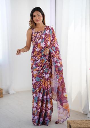 Picture of Amazing Chiffon Sienna Saree