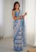 Picture of Wonderful Chiffon Steel Blue Saree