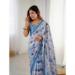 Picture of Wonderful Chiffon Steel Blue Saree