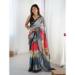 Picture of Splendid Chiffon Silver Saree