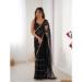 Picture of Exquisite Chiffon Black Saree