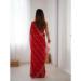 Picture of Amazing Chiffon Fire Brick Saree
