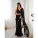 Picture of Sublime Chiffon Black Saree
