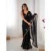 Picture of Sublime Chiffon Black Saree