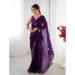 Picture of Graceful Chiffon Purple Saree