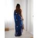 Picture of Alluring Chiffon Midnight Blue Saree