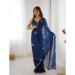 Picture of Alluring Chiffon Midnight Blue Saree