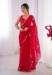 Picture of Pleasing Chiffon Dark Red Saree
