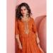 Picture of Fine Chiffon Chocolate Anarkali Salwar Kameez