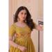Picture of Chiffon & Georgette Saddle Brown Readymade Gown