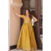 Picture of Chiffon & Georgette Saddle Brown Readymade Gown