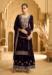 Picture of Exquisite Chiffon Purple Straight Cut Salwar Kameez