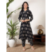 Picture of Well Formed Rayon Dark Slate Grey Kurtis & Tunic