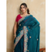 Picture of Stunning Silk Teal Saree