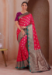 Picture of Alluring Silk Indian Red Saree