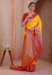 Picture of Excellent Silk Orange Saree
