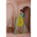 Picture of Excellent Silk Yellow Green Saree