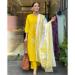 Picture of Marvelous Chiffon Golden Readymade Salwar Kameez