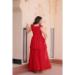 Picture of Bewitching Georgette Dark Red Readymade Gown