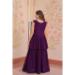 Picture of Ravishing Georgette Brown Readymade Gown