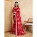 Picture of Delightful Georgette Dark Red Saree