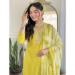 Picture of Radiant Chiffon Golden Readymade Salwar Kameez