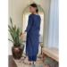 Picture of Chiffon Midnight Blue Readymade Salwar Kameez