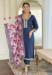 Picture of Chiffon Dark Slate Grey Readymade Salwar Kameez
