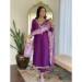 Picture of Admirable Chiffon Dark Orchid Readymade Salwar Kameez