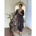 Picture of Classy Chiffon Black Readymade Salwar Kameez