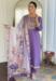 Picture of Chiffon Dark Slate Blue Readymade Salwar Kameez