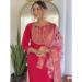 Picture of Appealing Chiffon Crimson Readymade Salwar Kameez