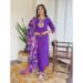 Picture of Nice Silk Dark Orchid Readymade Salwar Kameez