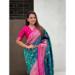 Picture of Superb Silk Teal Saree