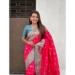 Picture of Statuesque Silk Crimson Saree
