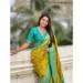 Picture of Lovely Silk Dark Golden Rod Saree