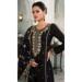 Picture of Elegant Silk Black Straight Cut Salwar Kameez