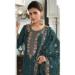 Picture of Silk Dark Slate Grey Straight Cut Salwar Kameez