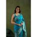Picture of Delightful Silk Light Slate Grey Saree