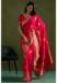 Picture of Elegant Silk Crimson Saree