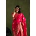 Picture of Elegant Silk Crimson Saree