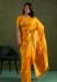 Picture of Shapely Silk Dark Golden Rod Saree