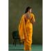 Picture of Shapely Silk Dark Golden Rod Saree