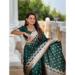 Picture of Beautiful Silk Dark Slate Grey Saree