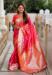 Picture of Classy Silk Tomato Saree