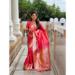 Picture of Classy Silk Tomato Saree