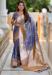 Picture of Excellent Silk Light Slate Grey Saree