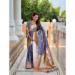Picture of Excellent Silk Light Slate Grey Saree